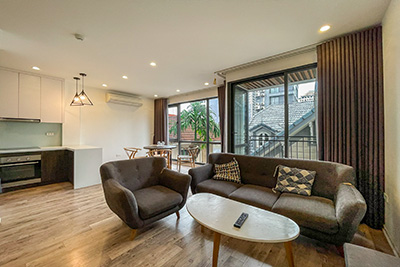 Modern 01 bedroom apartment for rent on To Ngoc Van street.