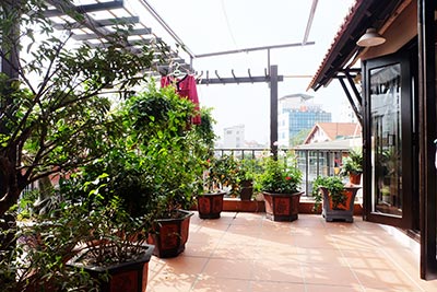 Modern 02 bedroom house to rent in Hoan Kiem, lovely terrace