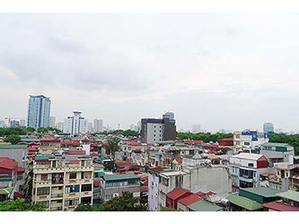 Modern 02BRs serviced apartment to lease at Kim Ma St, Ba Dinh District, closed to Lotte and Japanese Embassy. 