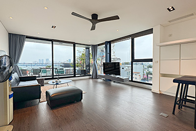 Modern 3-Bedroom Apartment for Rent in Tay Ho, 160m2 Westlake View, To Ngoc Van