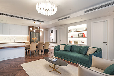 Modern 3-Bedroom Rental in High-Rise Tay Ho, Hanoi