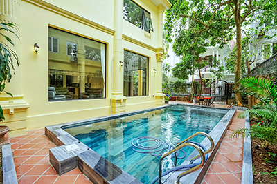 Modern Villa with Stunning Outdoor Pool for Rent on To Ngoc Van Street