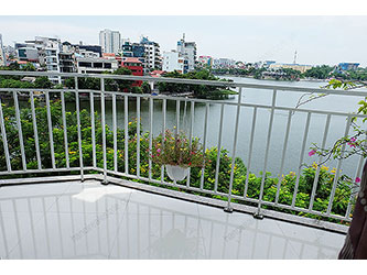 Hiện đại, view hồ Căn hộ 1 ngủ cho thuê tại Trúc Bạch Hà Nội