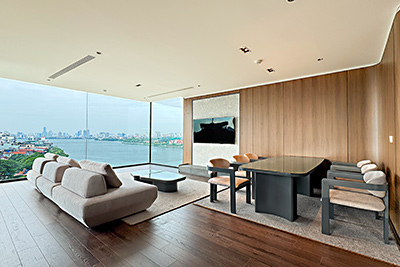 Modern West Lake View Apartment for Rent - Xuan Dieu St 130m²