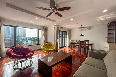 Cho thuê căn hộ 2 ngủ, thiết kế kiểu Nhật hiện đại tại đường Tô Ngọc Vân, Hà Nội