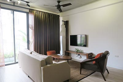 Modern 02BRs serviced apartment rental at Kim Ma, Ba Dinh