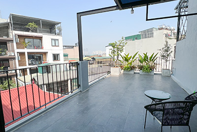 New 3 bedroom house for rent in Tay ho with spacious balcony