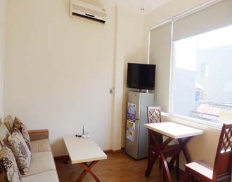 New and bright, serviced apartment for lease in Xuan Dieu