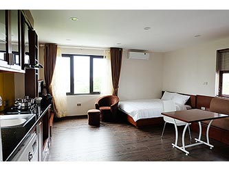 Nice & modern Studio apartment for rent on Phan Dinh Phung St, brand new