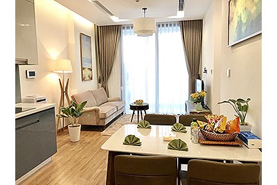 Nicely decorated serviced apartment in Vinhomes Metropolis