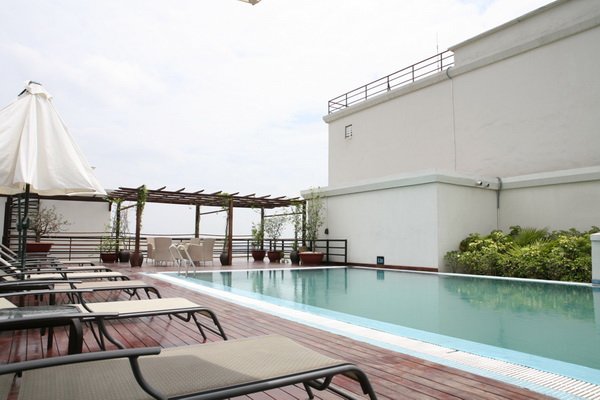 Pacific Place apartments for rent Hanoi, Rooftop Terrace