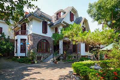 Peaceful riverside 06BRs farmhouse, view to Red River on An Duong Vuong