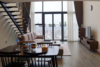 PentStudio: Modern style 01BR duplex on high floor with River view