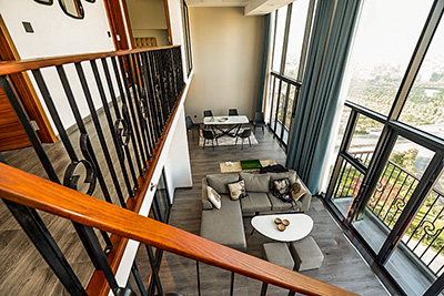 Cho thuê căn hộ Penstudio Lạc Long Quân: Cao Cấp, Hiện Đại, View Mở, Đầy Đủ Đồ Đạc