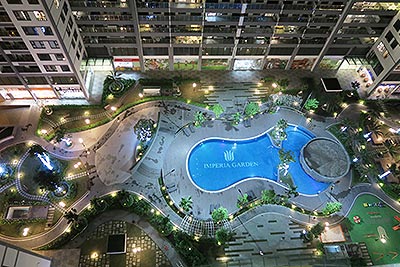 Pool view apartment rental at Imperia Garden, spacious and furnished