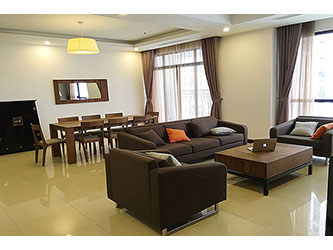 Rental Furnished 3 bedroom Exclusive Apartment in Royal city Hanoi