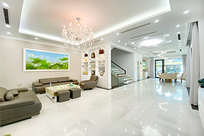 Cho Thuê Biệt Thự Vinhomes Riverside | Song Lập 237m² View Sông, Đủ Đồ