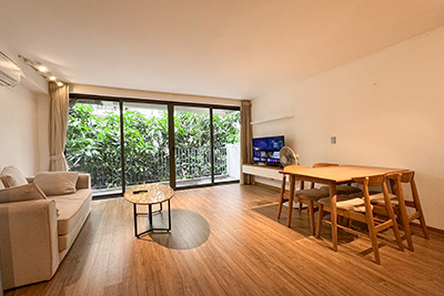 Spacious 1-bedroom duplex apartment for rent in Tay Ho