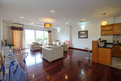 Spacious 2-Bedroom Apartment for Rent on Lac Chinh Street – Truc Bach Area
