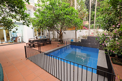 Spacious 5-Bedroom House for Rent in Tay Ho with Garden and Swimming Pool