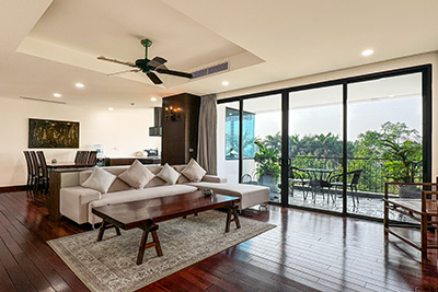 Spacious living 04BRs apartment in quiet neighborhood of Tay Ho, Hanoi