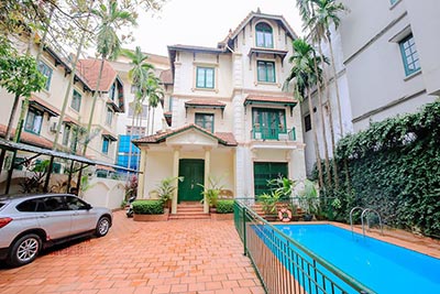 Spacious villa Rental on To Ngoc Van Str with Ourdoor Pool and Garden