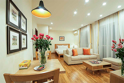 Standard One-Bedroom Serviced Apartment for Rent at Atlanta Residences Hanoi
