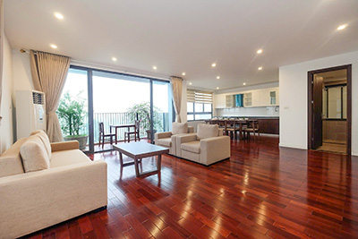Stunning 3-Bedroom Apartment for Rent in Xom Chua – Prime Location with West Lake Views