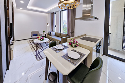 The Five Residences Hanoi, Luxurious one bedroom Serviced Apartments in Ba Dinh