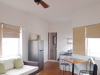 Top floor 02BRs duplex serviced apartment to let at Dao Tan Street, French style
