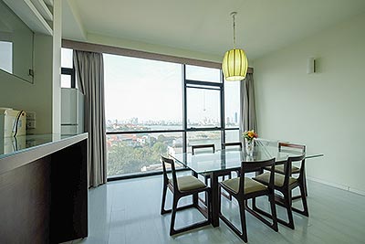 High floor Two bedroom apartment in To Ngoc Van, Westlake view