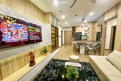 Two-Bedroom Apartment for Rent in GS6 Tower Vinhomes Smart City Hanoi
