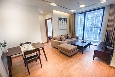Unfurnished 1 bedroom apartment for rent in M1 Metropolis, Ba Dinh