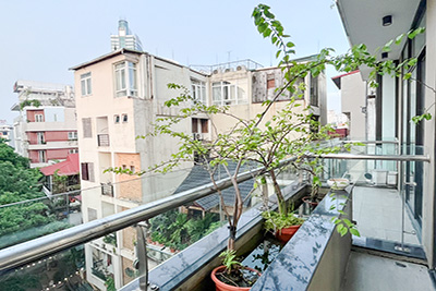 Very bright 2 bedroom apartment with balcony in Truc Bach