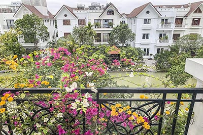 Villa rental at Hoa Sua Vinhomes Riverside Long Biên, Nearby BIS school