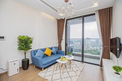 Cho thuê căn hộ một phòng ngủ view Hồ Tây tại Vinhomes Metropolis, Liễu Giai