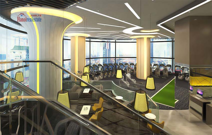 Gym club at Vinhomes Nguyen Chi Thanh Apartments