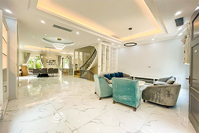 Thuê Biệt Thự Song Lập - Bằng Lăng Vinhomes Riverside Có Hầm, View Sông