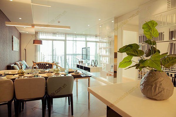 Watermark Hanoi Apartments rental - modern living room