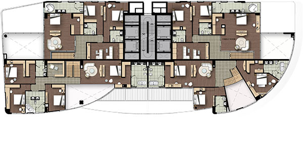 Watermark Hanoi Apartment Floor Plan of 19