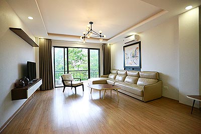 Westlake-side apartment with 2 bedrooms at Nhat Chieu Street