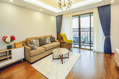 Cho thuê căn hộ 2 phòng ngủ, 88m2, view Hồ Tây tại tòa nhà cao cấp D Le Roi Soleil, Hà Nội